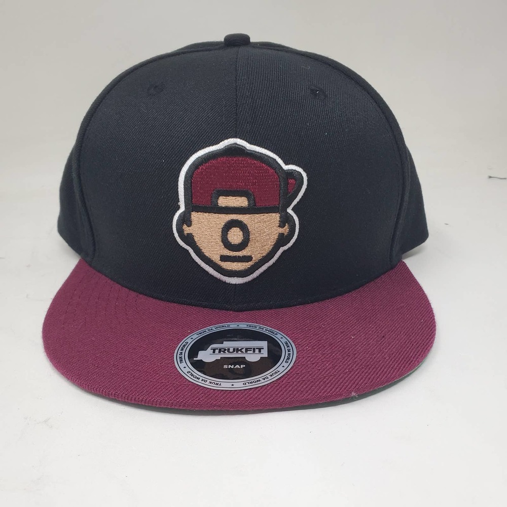 Trukfit Cap Boy 2 tone Snapback Hat Maroon
